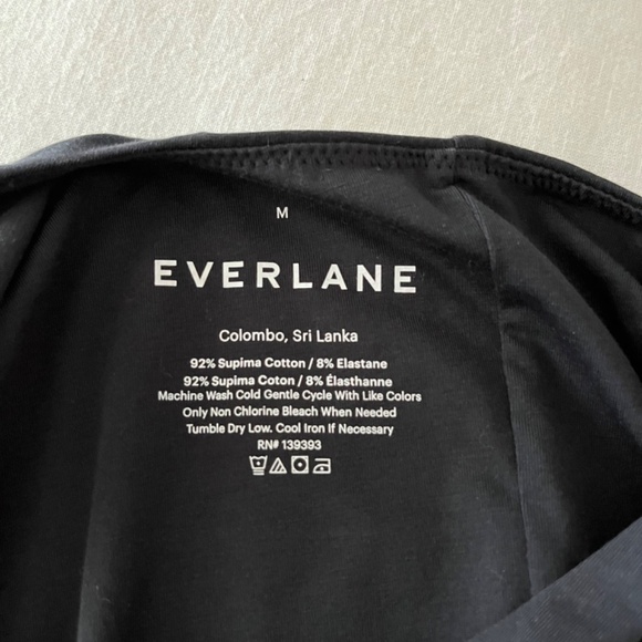 Everlane Short-Sleeved, Crew Neck Bodysuit - Picture 2 of 3